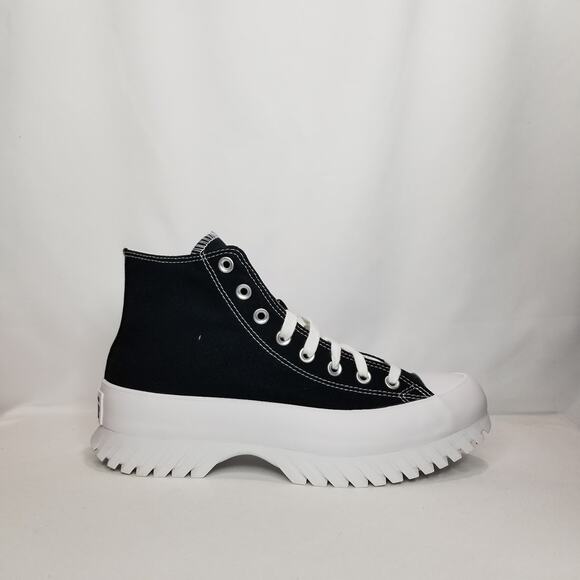 Converse CTAS Lugged 2.0 Canvas Hi Tops Women's 10.5 Black A00870C NWT - Picture 5 of 9